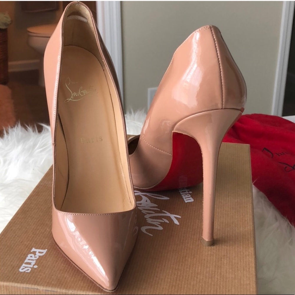 Christian louboutin nude pigalle heels
